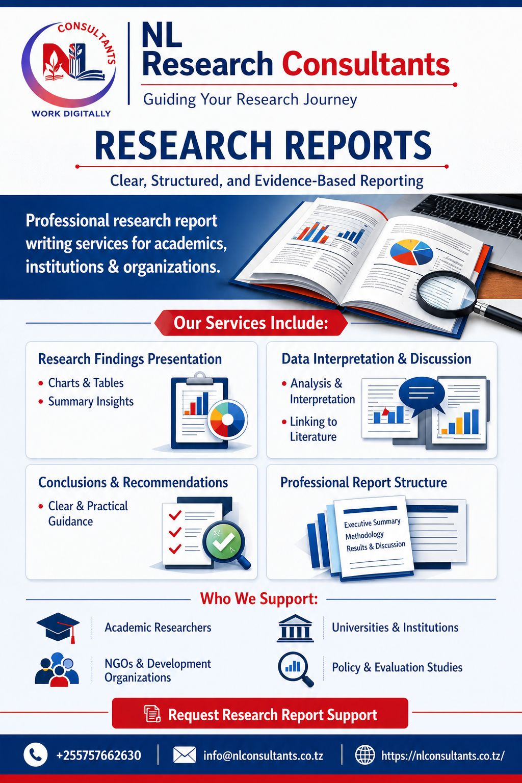 Research Report Writing Services | NL Research Consultants and Writing Experts