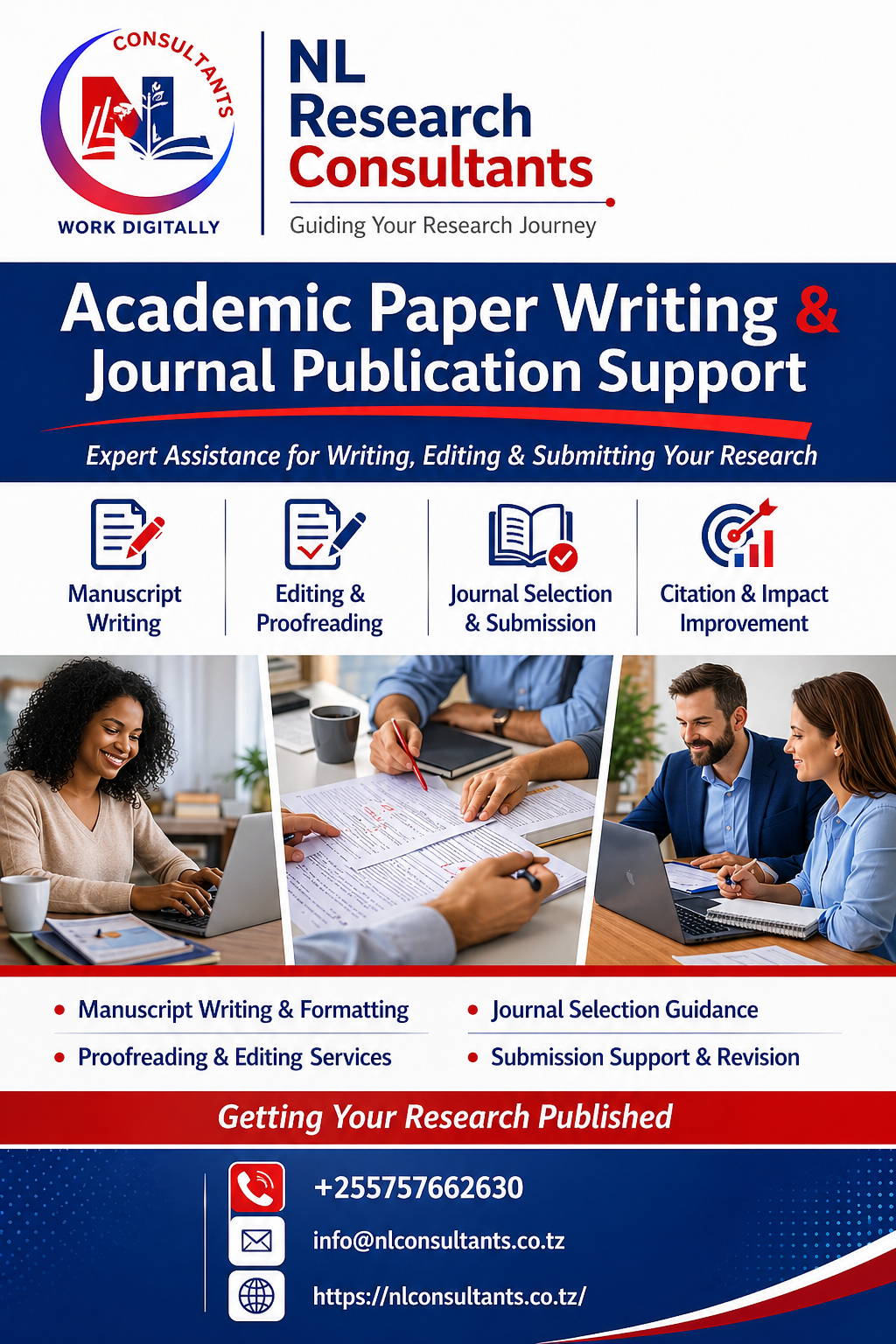 Academic Paper and Journal Article Writing Services | NL Research Consultants and Writing Experts