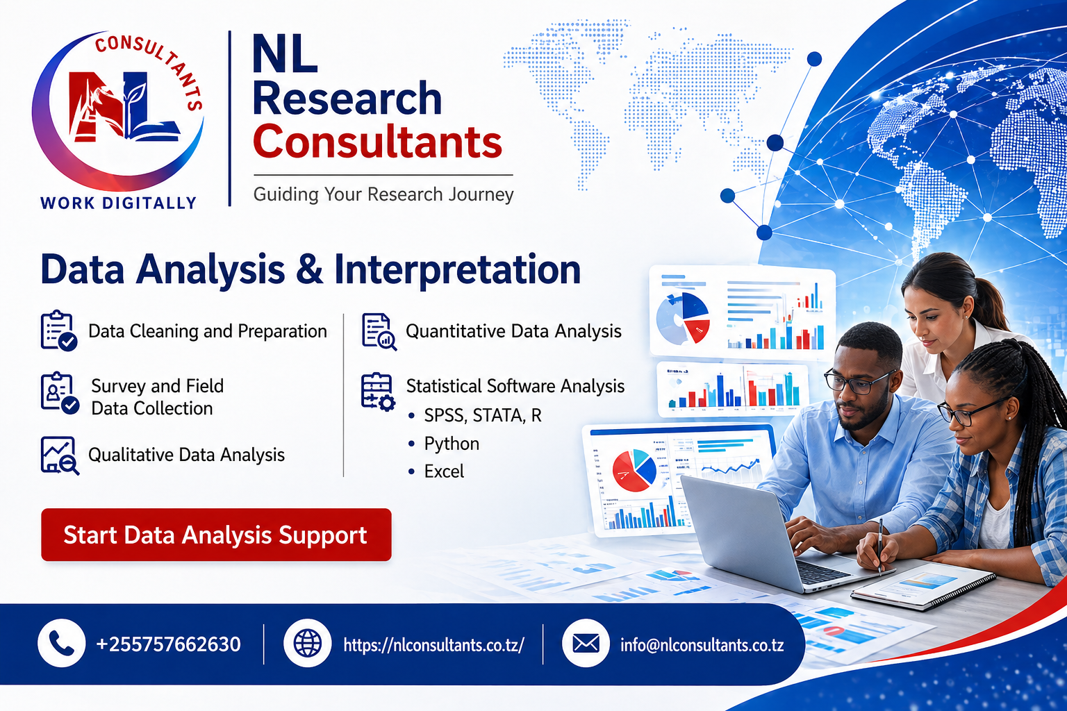 Data Analysis and Interpretation Services | NL Research Consultants